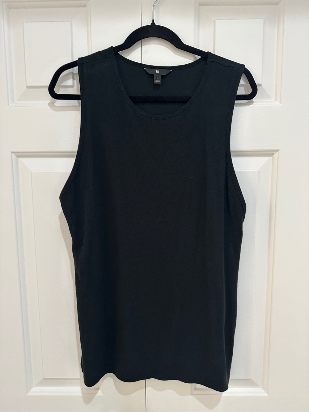 Banana Republic Black Crewneck Tank Top